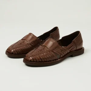 Chamula Brasilia Woven Huarache Shoe - Brown