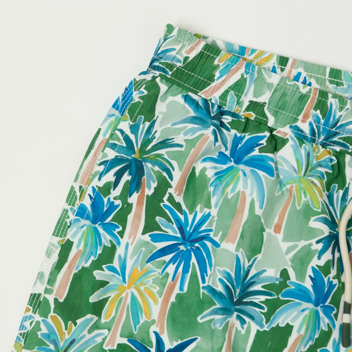 Hartford 'Palms' Swim Trunks - Army - Image 6